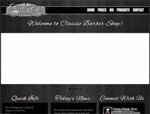 Tablet Screenshot of caskeysclassicbarbershop.com